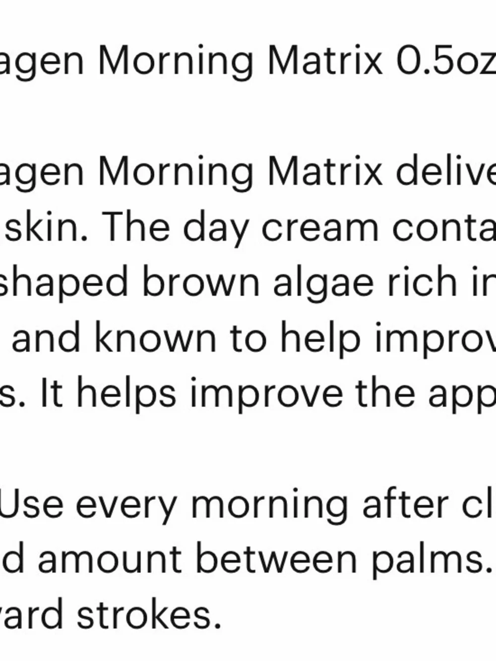 Elemis Pro-Collagen Morning Matrix Day Cream NEW Sealed 15ml $78
